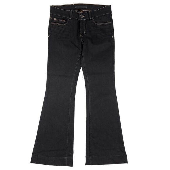 J BRAND 90s Lovestory Flare Leg Bell Bottom High Rise Jeans 28 Black Denim y2k - Picture 1 of 7